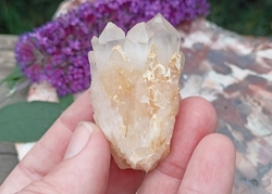Drúza křišťálu candle quartz 35 g - CHRÁM SVĚTLA A MOUDROSTI
