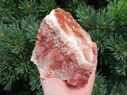 Kalcit červený surový 1743 g, extra kvalita - ÚTES PLNÝ SÍLY