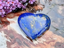 Lapis lazuli SRDCE 10,4 g - HVĚZDY