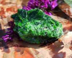 Chromdiopsid surový 43,5 g -  ZELENÝ CHRÁM  