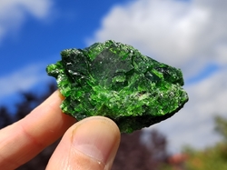 Chromdiopsid surový 43,5 g -  ZELENÝ CHRÁM  