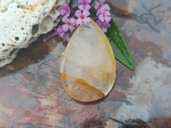 Kapka křišťál s limonitem 15,4 g - Zlatý léčitel Kapka křišťál s limonitem 15,4 g - Zlatý léčitel