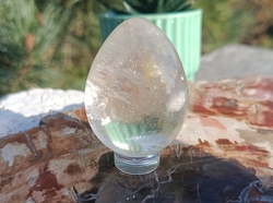 Křišťál s limonitem vejce 64 g