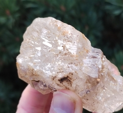 Záhněda elestiální krystal obostranný 176,6 g Česká republika - KRÁLOVSKÉ ŽEZLO