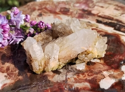 Drúza křemen a křišťál 90 g - CANDLE QUARTZ