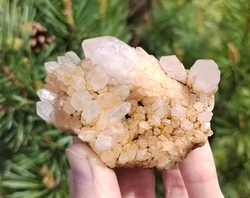 Drúza křemen a křišťál 90 g - CANDLE QUARTZ