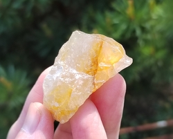Křišťál + křemen surový s limonitem 26,6 g - ZLATÝ LÉČITEL