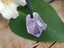 Ametystová špice krystal 2,7 cm přívěsek - PODPORA