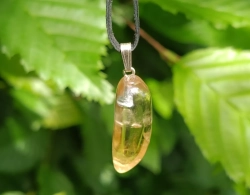 Přírodní citrín přívěsek 2,7 cm - RADOST ZE ŽIVOTA