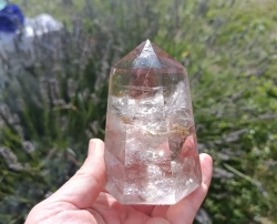 Záhněda s limonitem špice broušená 483 g - VNITŘNÍ SÍLA A TRANSFORMACE