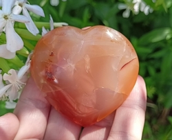 Karneol SRDCE oranžové 86 g 