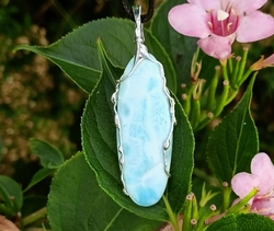 LARIMAR top kvalita přívěsek -  KOUZLO PROPOJENÍ S DUŠÍ