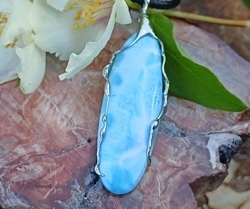 LARIMAR top kvalita přívěsek -  KOUZLO PROPOJENÍ S DUŠÍ