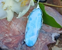 LARIMAR top kvalita přívěsek -  KOUZLO PROPOJENÍ S DUŠÍ