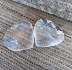Křištálové SRDCE větší výběrové 4 cm