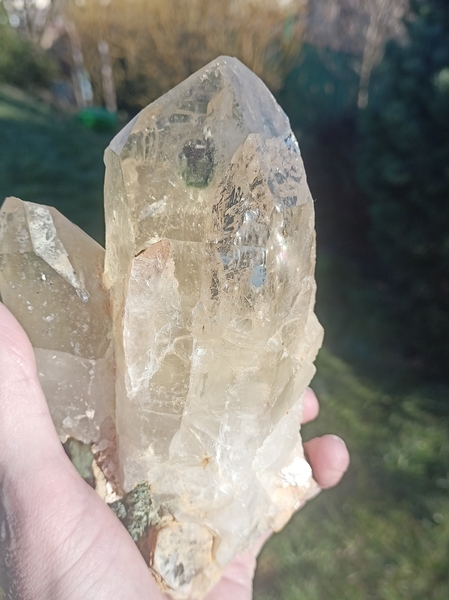 Citrín krystal přírodní  1237 g - CHRÁMOVÝ MISTROVSKÝ KRYSTAL
