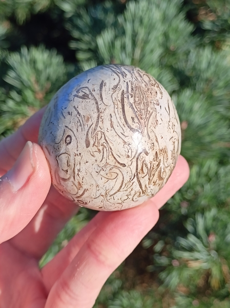 Jaspis - koule, mořský sediment  151 g 