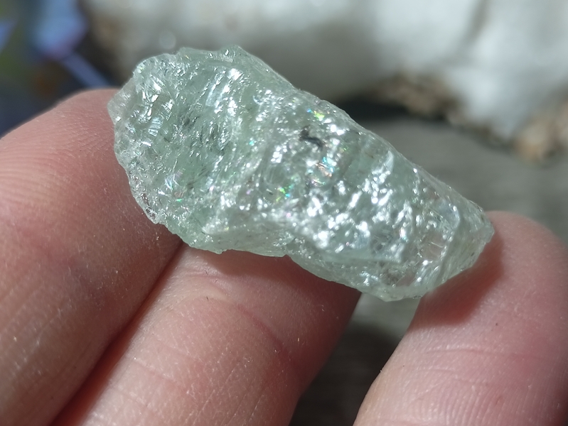 AKVAMARÍN krystal výběrový 6,89 g Brazílie