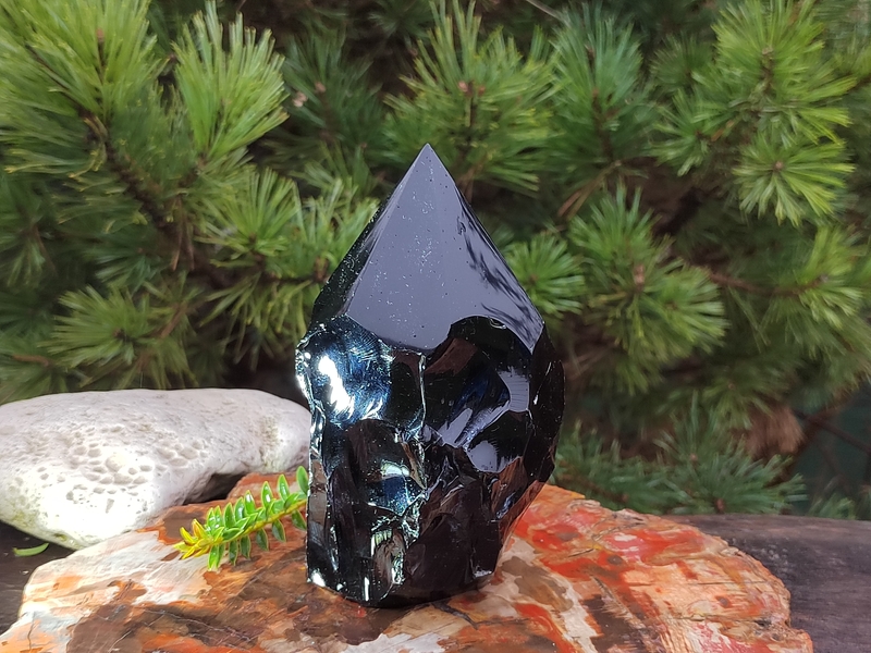 Obsidián plamen 863 g Mexiko - STRÁŽCE A OCHRÁNCE