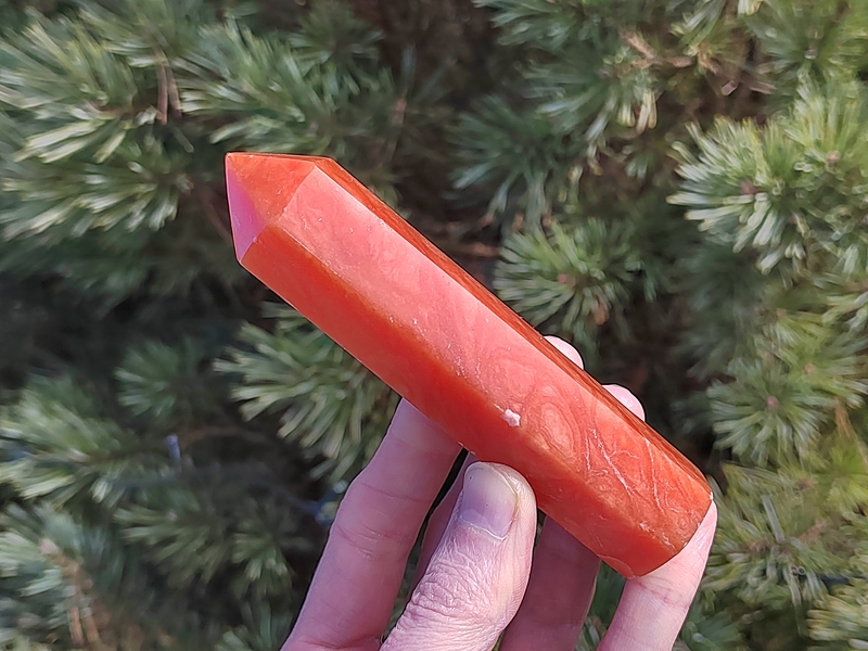 Kalcit oranžový špice 148,9 g - RADOST