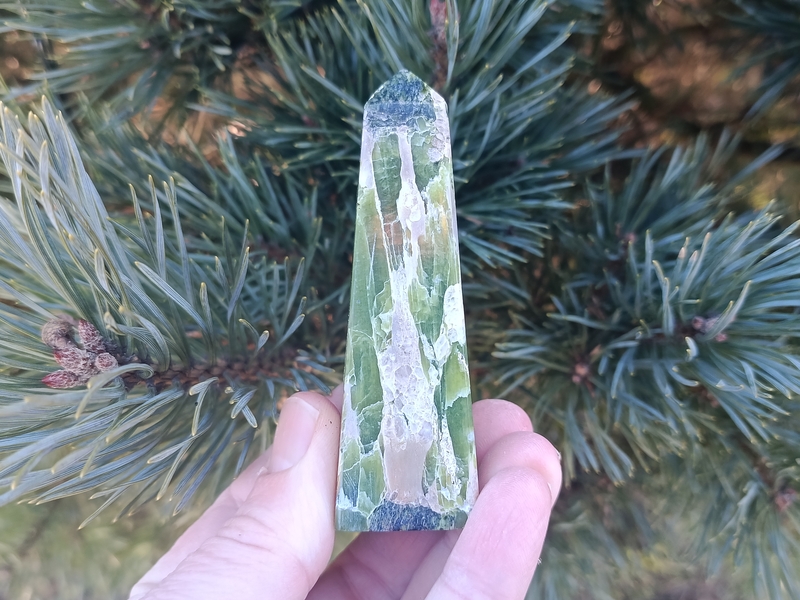 Jadeit obelisk Pákistán 94 g - MAJÁK