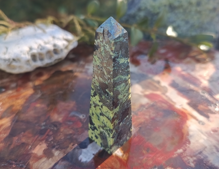 Serpentinit obelisk Peru 42 g - VNITŘNÍ SÍLA