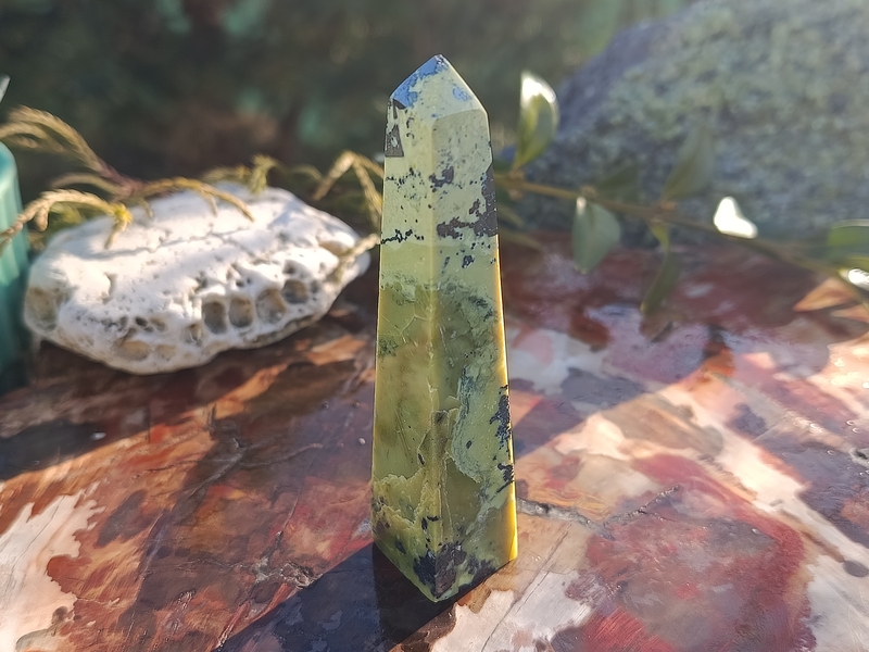 Serpentinit obelisk Peru 36 g - VNITŘNÍ SÍLA