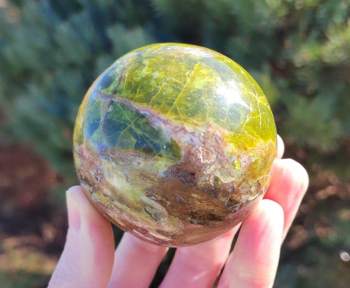 Zelený opál koule 340 g - RADOST