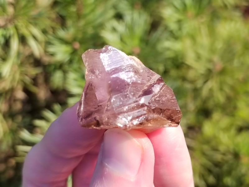 Záhněda s ametystem krystal 20,94 g Kazachstán