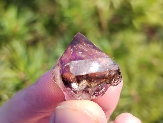 Záhněda s ametystem window quartz 9,21 g - TRANSFORMACE