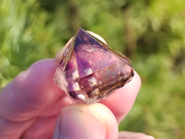 Záhněda s ametystem window quartz 9,21 g - TRANSFORMACE
