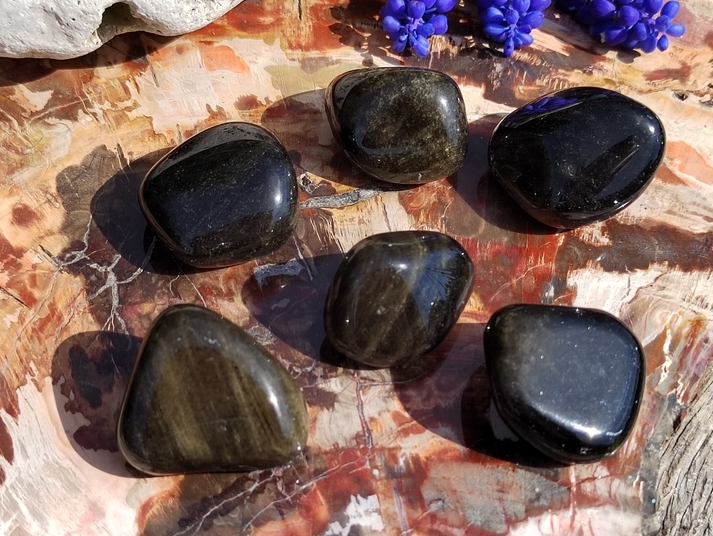 Obsidián zlatý troml 18 - 30 g Mexiko 