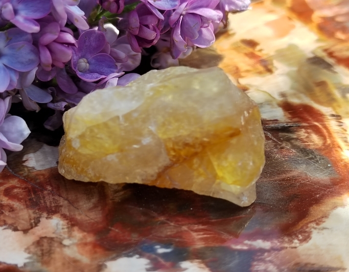 Křišťál + křemen surový s limonitem 26,6 g - ZLATÝ LÉČITEL