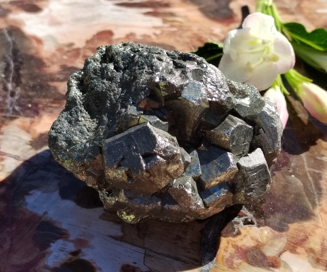 Pyrit drúza 141 g Peru 