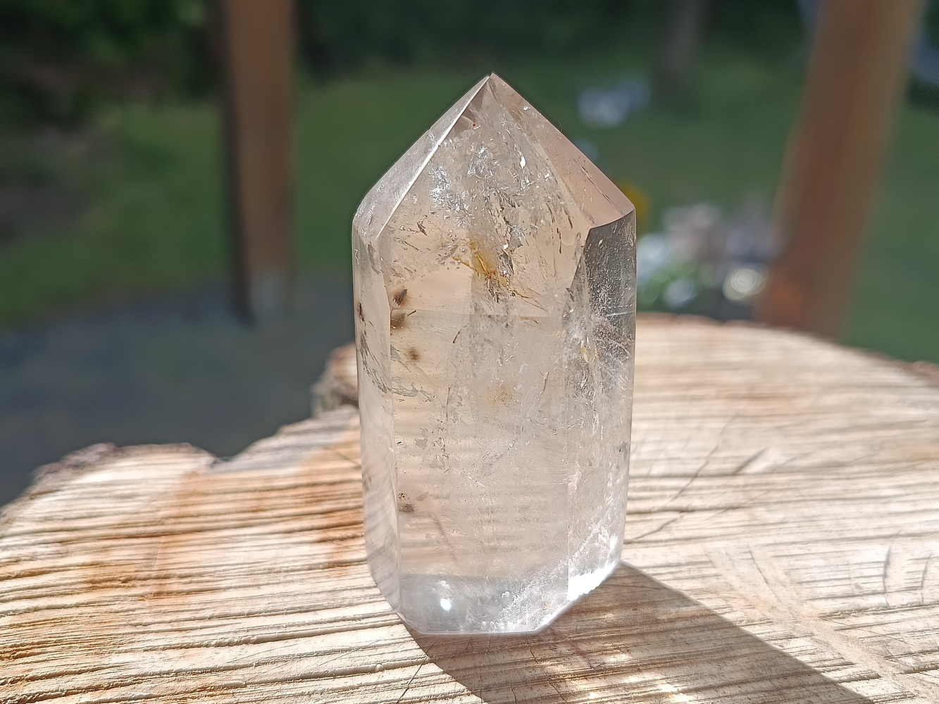 Záhněda s limonitem špice broušená 90 g - JEDINEČNOST